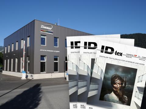 IDtex - Oktober 2016 - Digitaldruck vor Alpenkulisse
