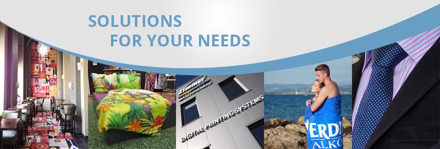 Solutions for your needs - ZIMMER AUSTRIA Digital Printing